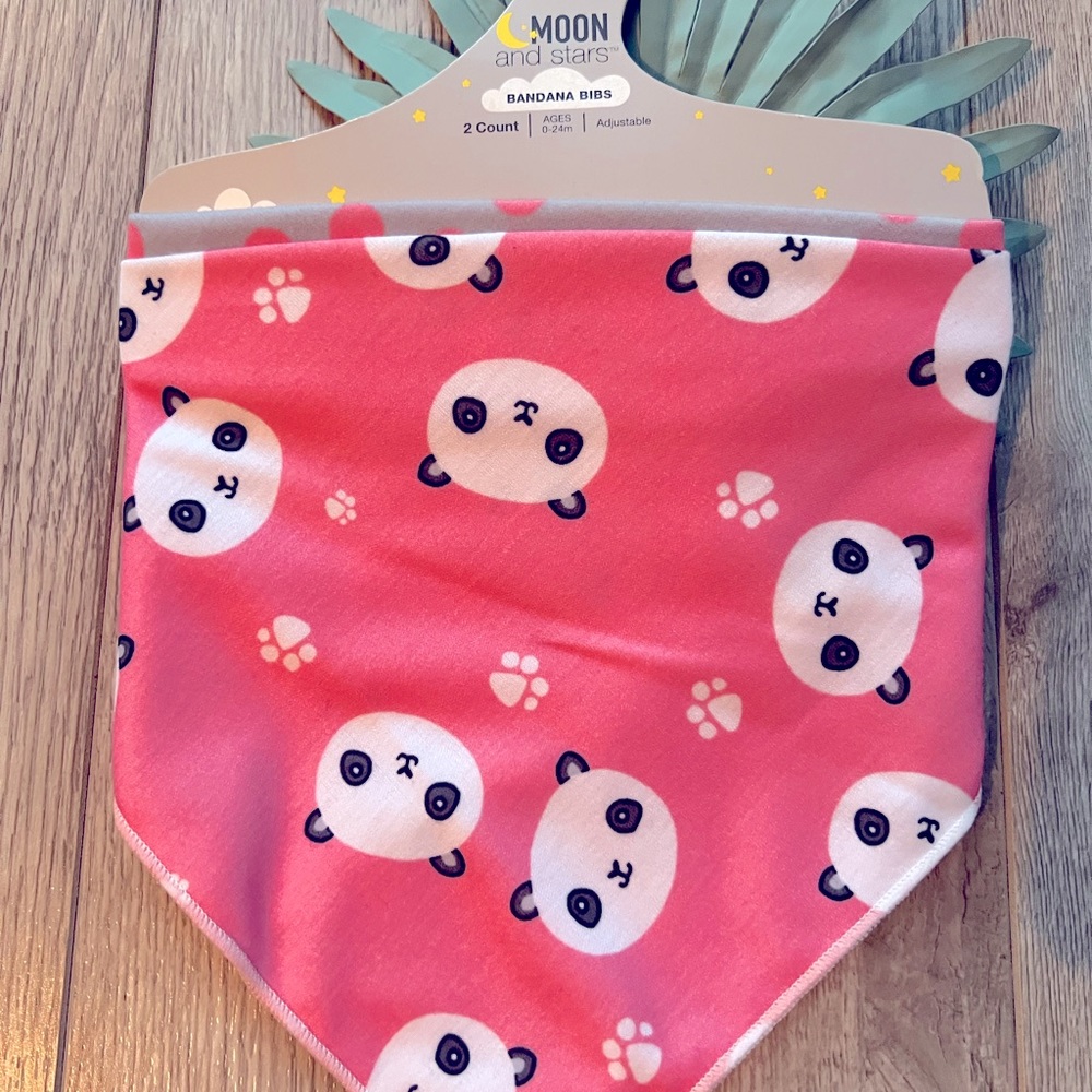 New! Two Bandana Bibs